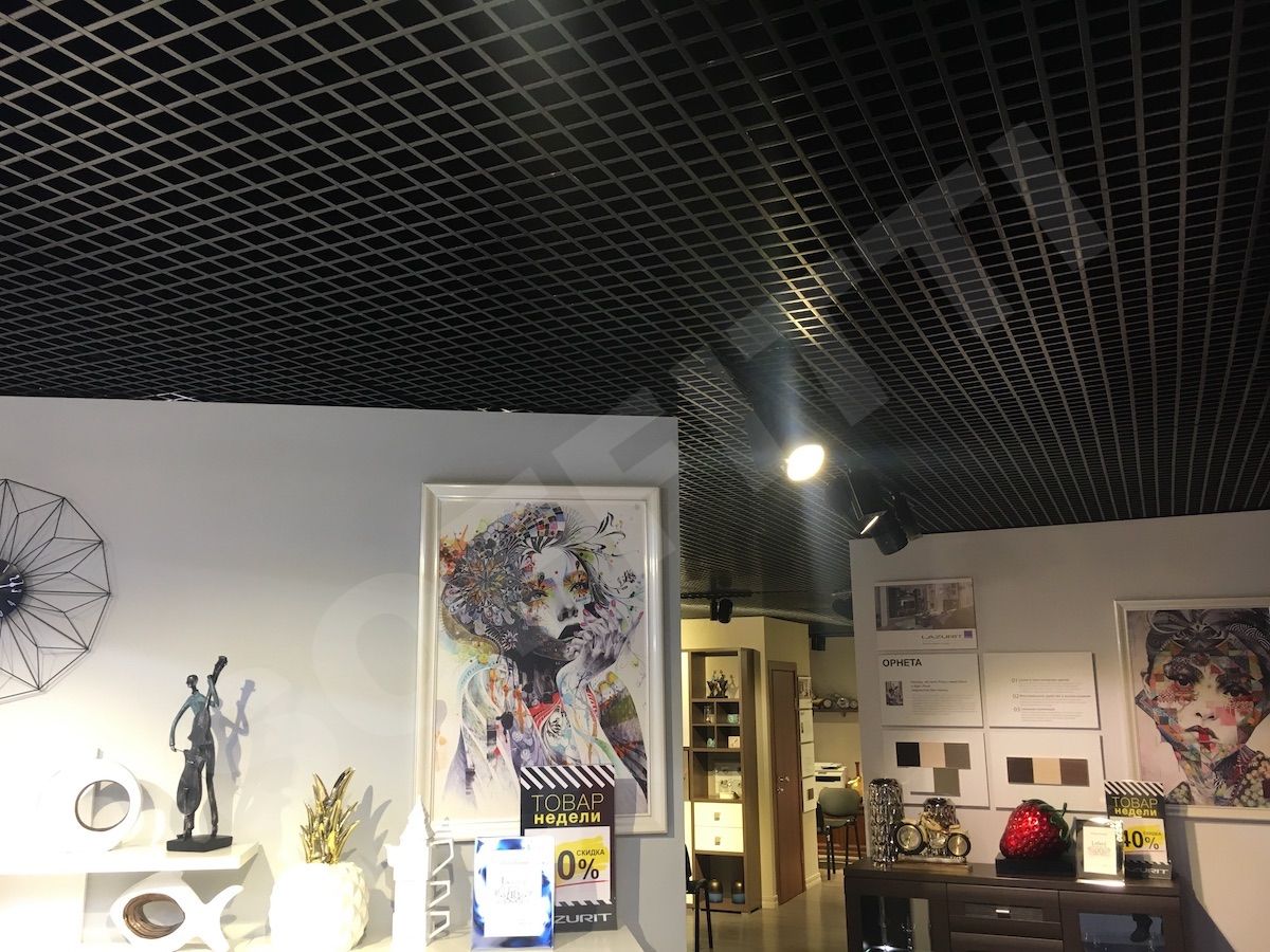 Грильято Стандарт 50х50 мм черный