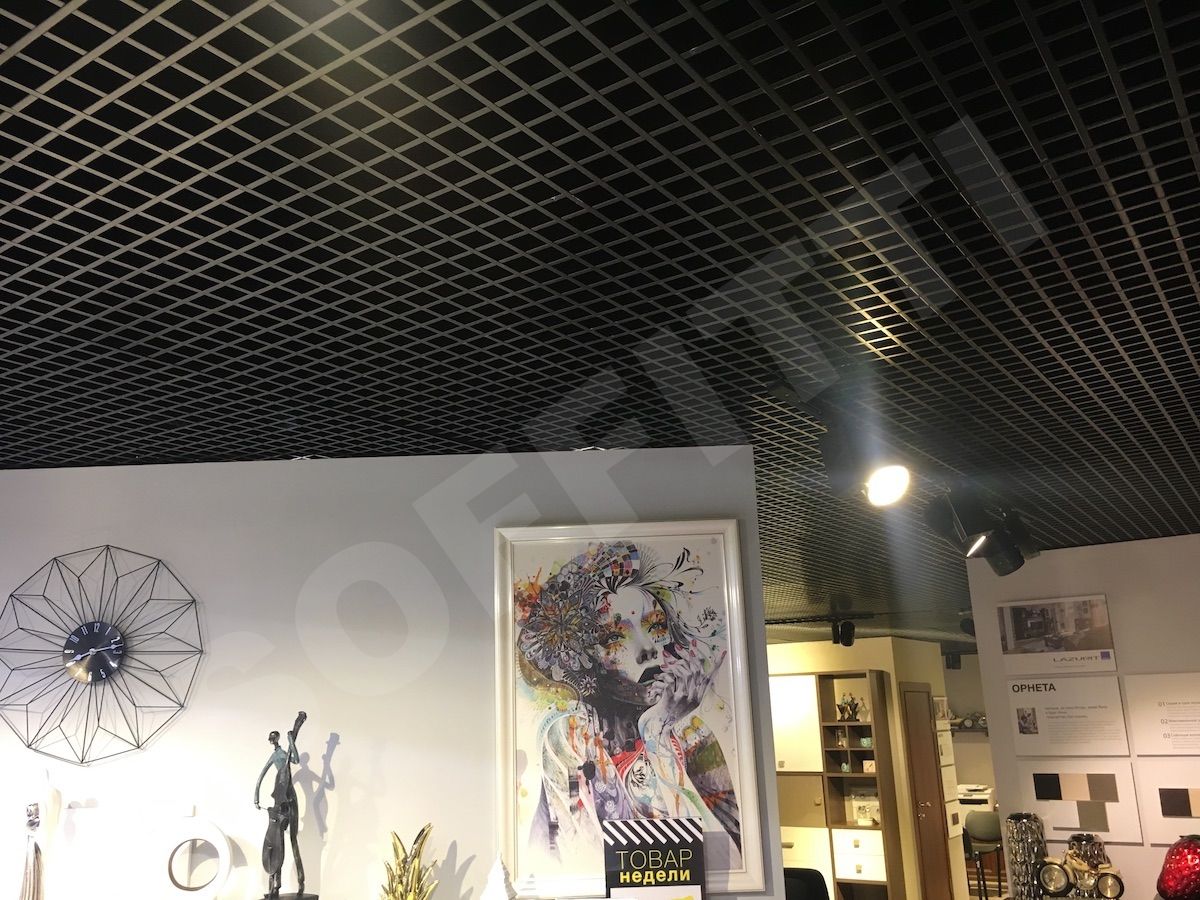 Грильято Стандарт 50х50 мм черный