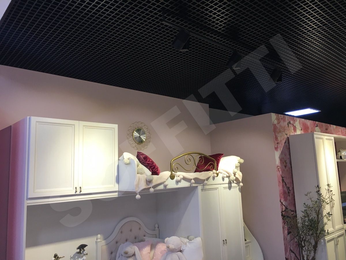 Грильято Стандарт 50х50 мм черный