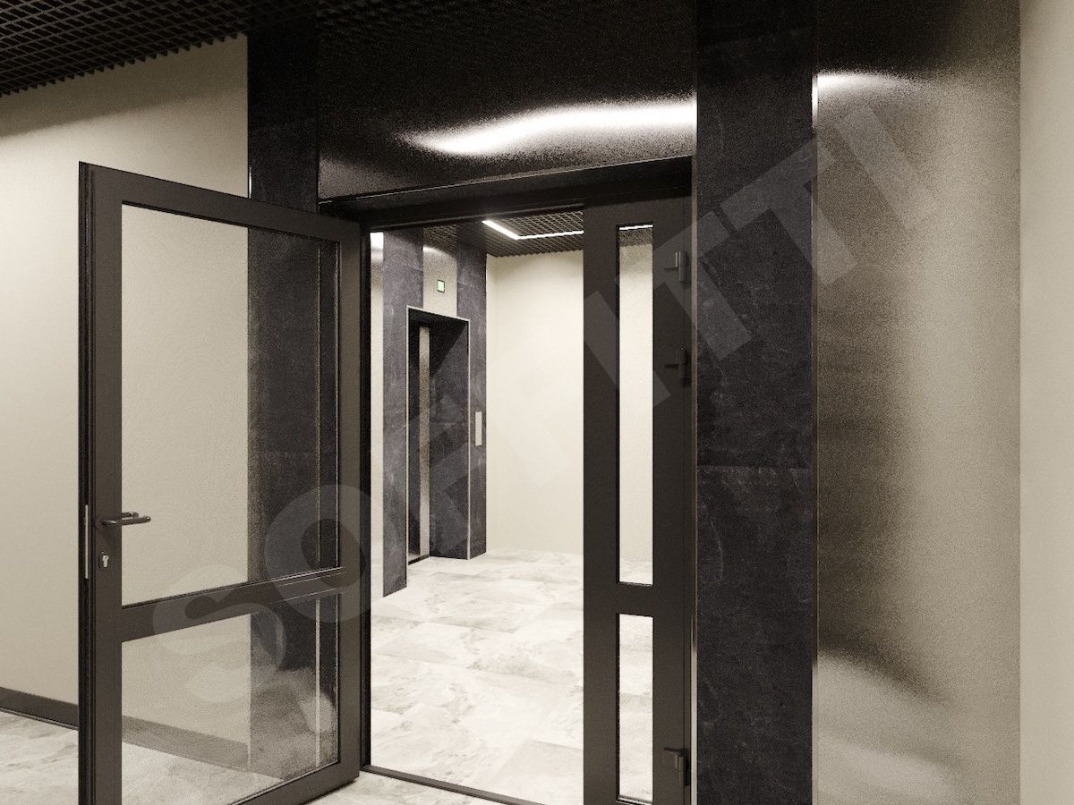 Грильято Стандарт 75x75 мм черный