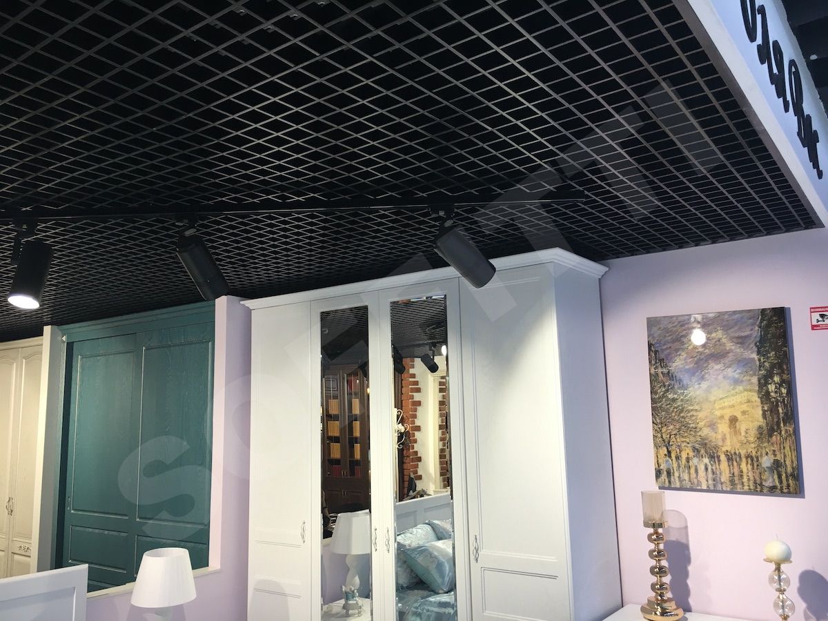 Грильято Стандарт 100x100 мм черный