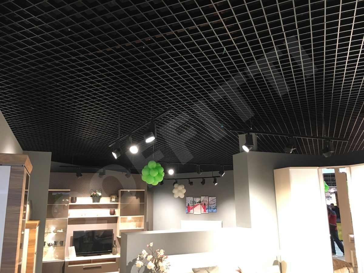 Грильято Стандарт 100x100 мм черный