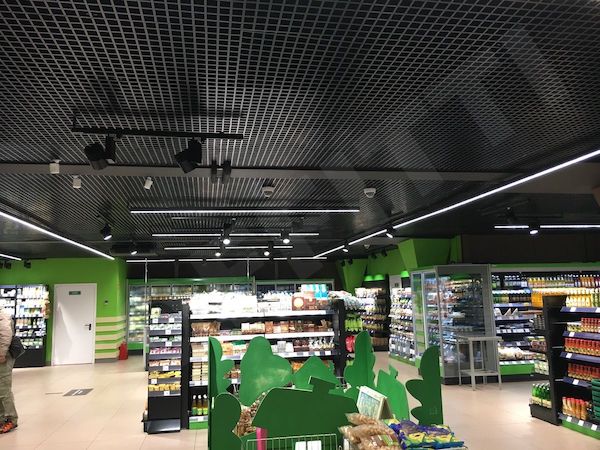 Грильято Стандарт 75x75 мм черный