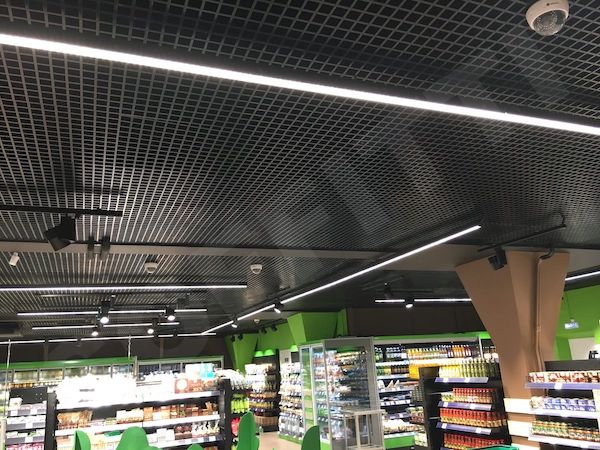 Грильято Стандарт 75x75 мм черный