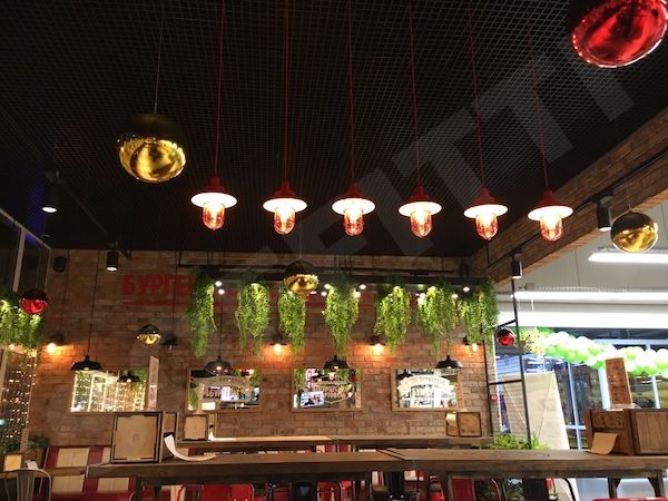 Грильято Стандарт 75x75 мм черный