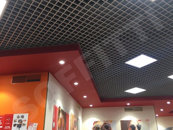 Грильято Стандарт 100x100 мм серебристый