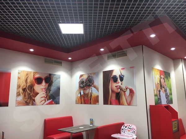 Грильято Стандарт 100x100 мм серебристый