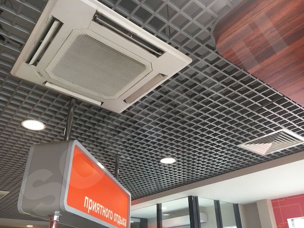 Грильято Стандарт 100x100 мм серебристый