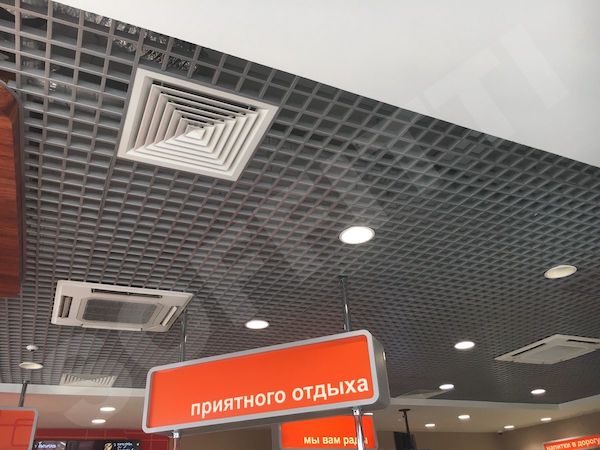 Грильято Стандарт 100x100 мм серебристый