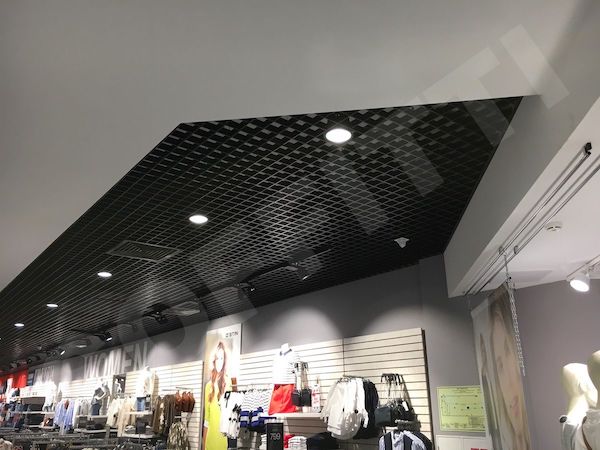 Грильято Стандарт 100x100 мм черный