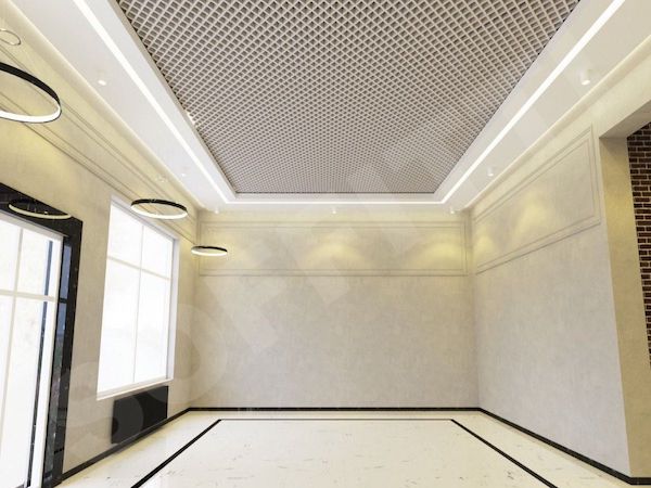 Грильято Стандарт 75x75 мм белый