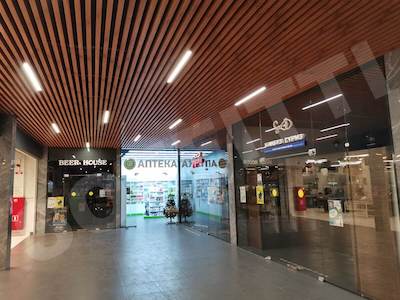 Кубообразный потолок 50х50 мм с зазором 50 мм цвет 1907