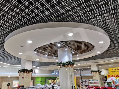 Грильято нестандартный 150х50 мм серебристый 