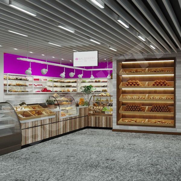 Кубообразный потолок "Униформ" белый 30х110 мм с зазором 100 мм