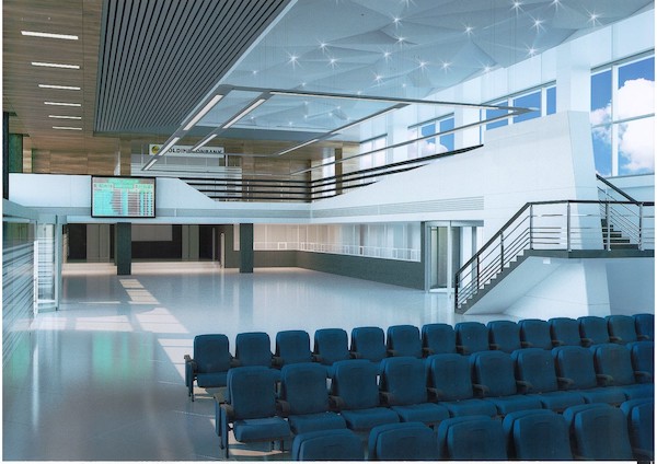 Кубообразный реечный потолок