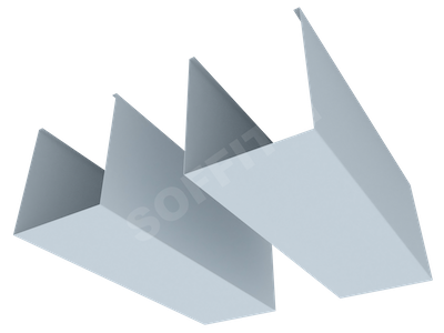 Кубообразная рейка "Сканди" 100x115 мм