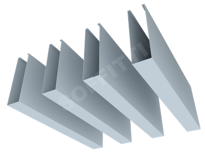 Кубообразная рейка "Униформ" 30x110 мм