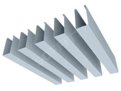 Кубообразная рейка "Сканди" 30x63 мм