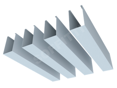 Кубообразная рейка "Сканди" 40x70 мм