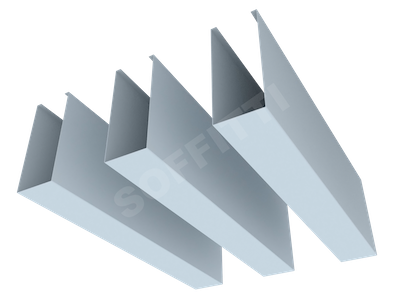 Кубообразная рейка "Сканди" 40x95 мм