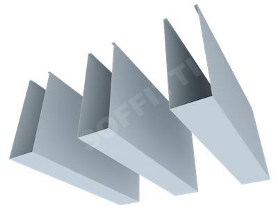 Кубообразная рейка "Мультикуб" 50x150 мм