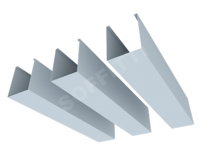Кубообразная рейка "Сканди" 50x65 мм