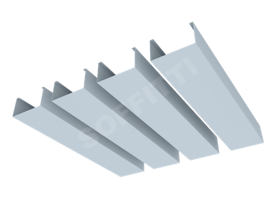 Кубообразная рейка "Сканди" 60x35 мм