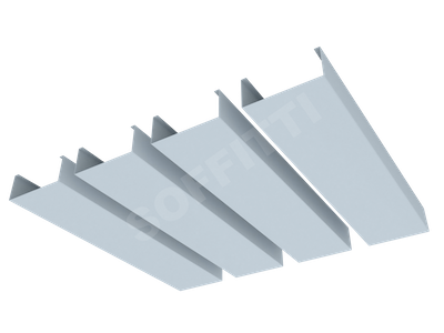 Кубообразная рейка "Сканди" 70x30 мм