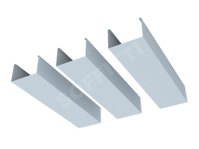 Кубообразная рейка Албес A95S 75x50 мм