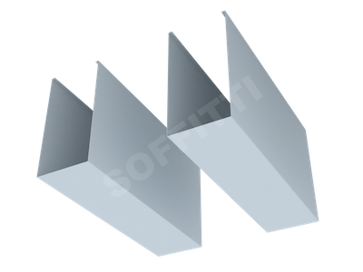 Кубообразная рейка "Униформ" 80x160 мм