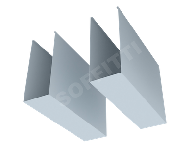 Кубообразная рейка "Мультикуб" 80x200 мм