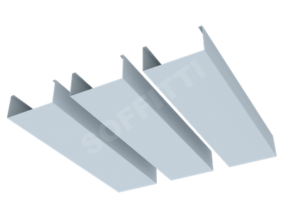 Кубообразная рейка "Сканди" 80x38 мм