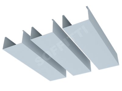 Кубообразная рейка "Сканди" 80x50 мм