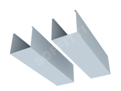 Кубообразная рейка Албес A100S 80x80 мм