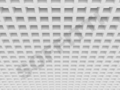 Потолок Грильято GL15 50x50 мм белый