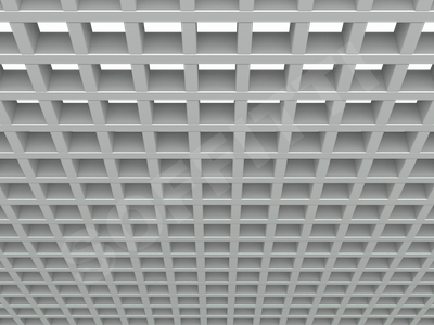 Потолок Грильято GL15 60x60 мм серый