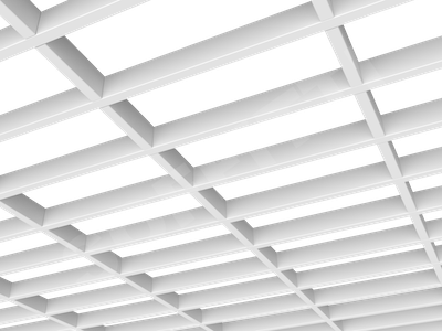 Потолок Грильято GL15-жалюзи 300x120 мм белый