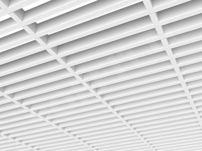 Потолок Грильято GL15-жалюзи 300x50 мм белый