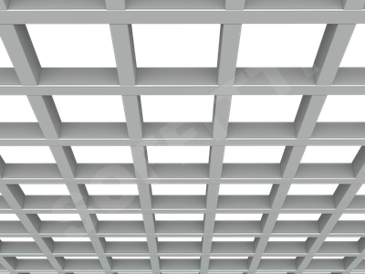 Потолок Грильято GL24 150x150 мм серый