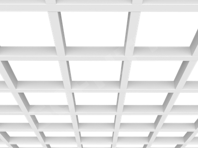 Потолок Грильято GL24 200x200 мм белый