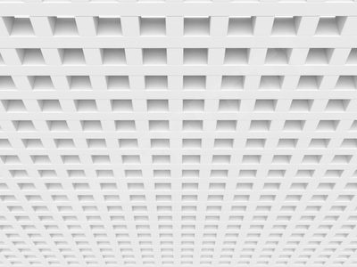 Потолок Грильято GL24 60x60 мм белый