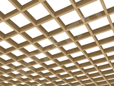 Грильято 100x100 мм h27 Дуб Селект 