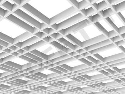 Потолок Грильято разноячеистое 180x60 мм белый