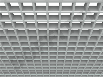 Потолок Грильято Стандарт 60х60 мм серый