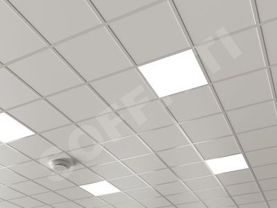 Кассетный потолок Board 300x300мм белый