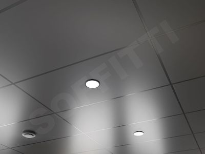 Кассетный потолок Line 1200x600мм металлик