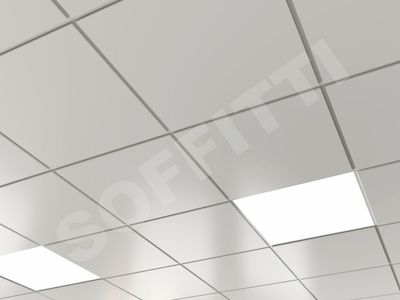 Кассетный потолок Microlook 600х600мм белый