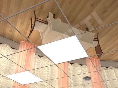 Кассетный потолок Microlook 600х600мм золото