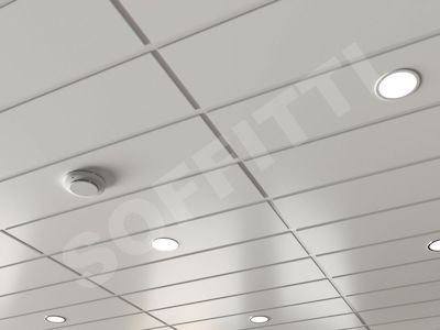 Кассетный потолок Tegular 1200x300мм белый