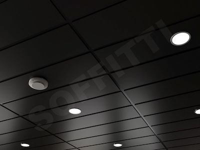 Кассетный потолок Tegular 1200x300мм черный